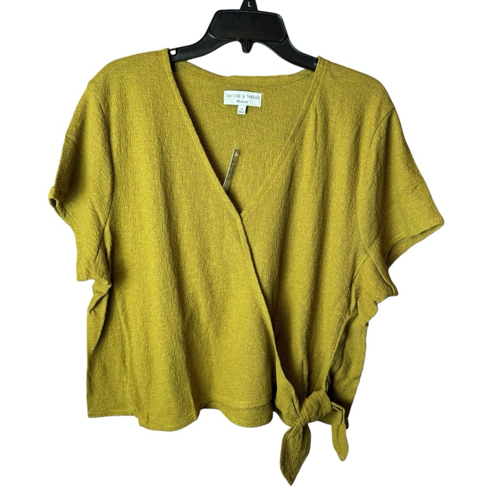 Madewell Cropped Wrap Top